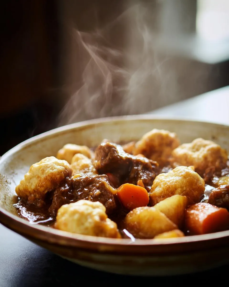 Beef Stew and Dumplings - detail 3