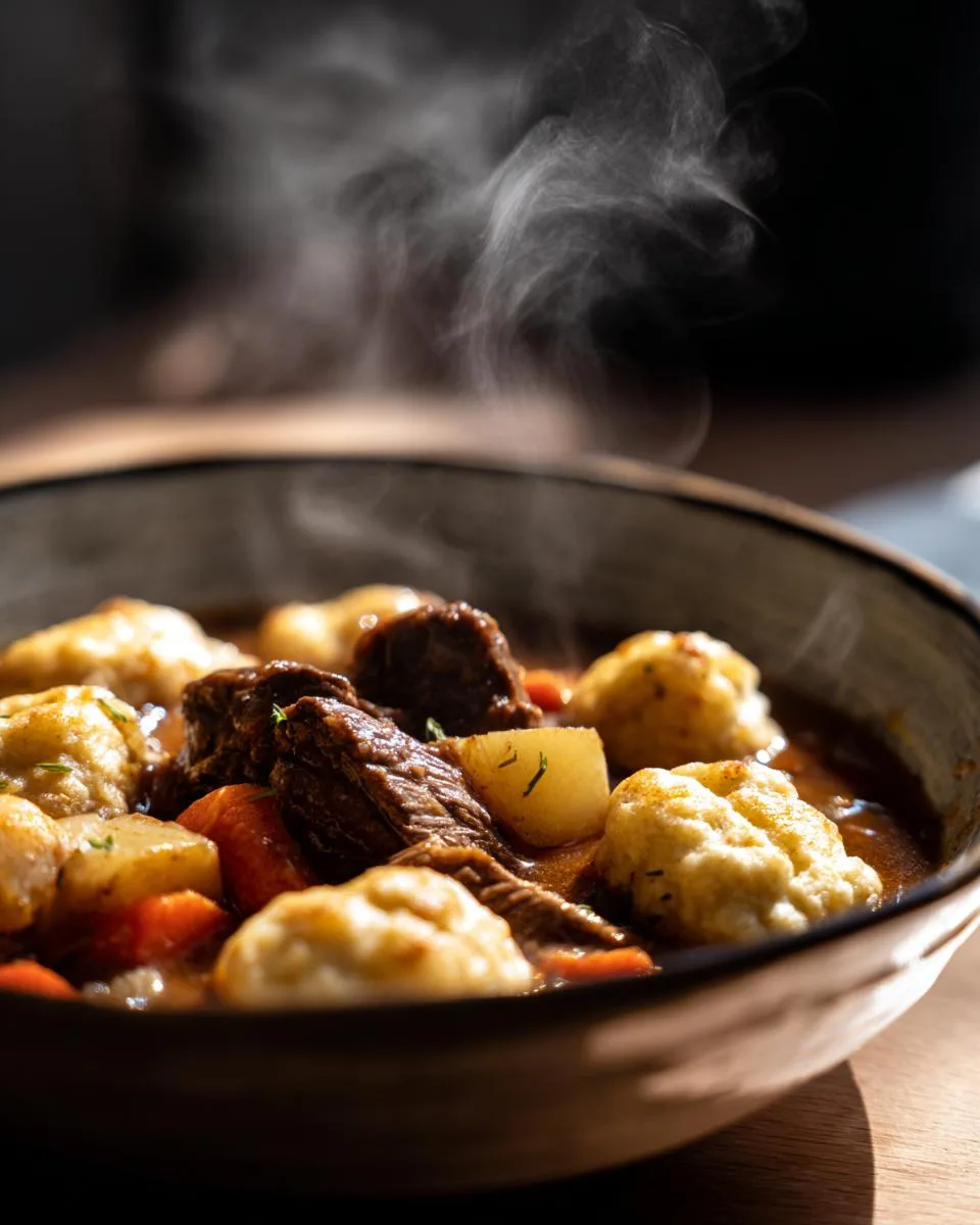 Beef Stew and Dumplings - detail 4