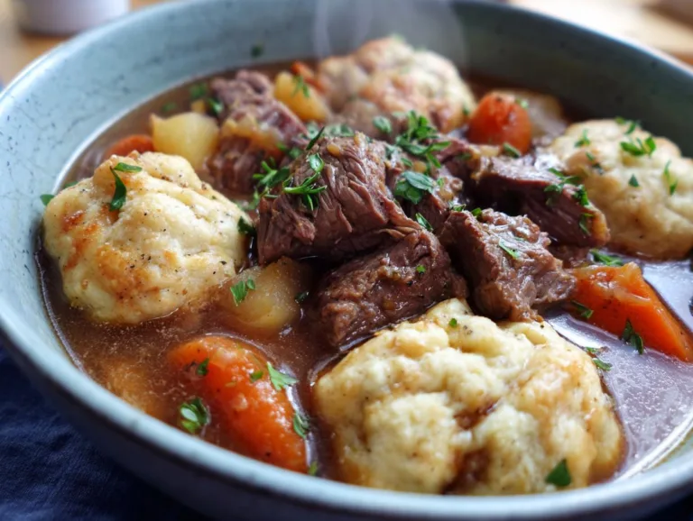 Beef Stew and Dumplings