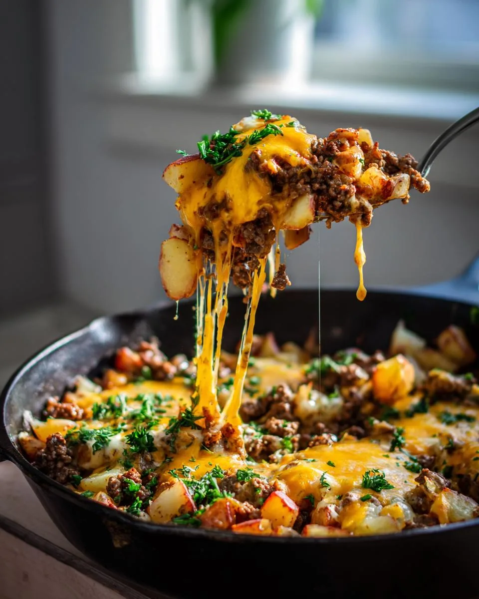 Cheesy Beef Potato Casserole - detail 3