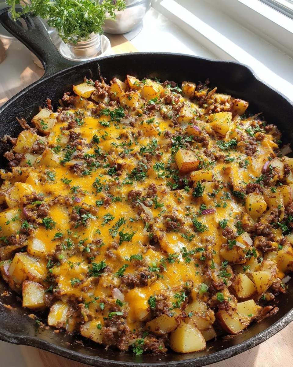 Cheesy Beef Potato Casserole - detail 4