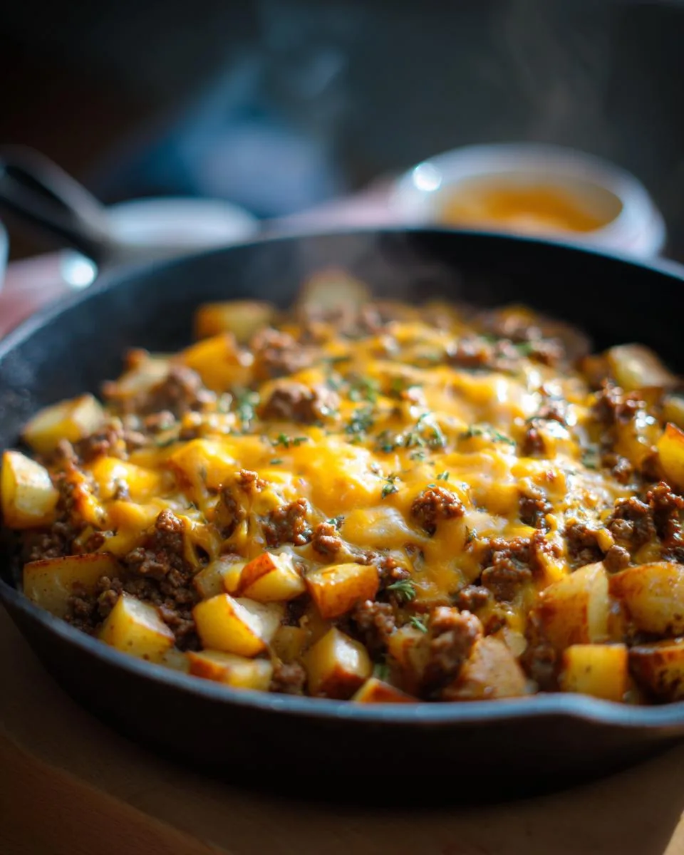 Cheesy Ground Beef and Potatoes - detail 4