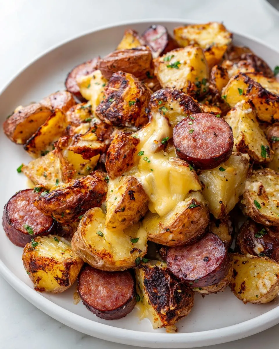 Cheesy Ranch Potatoes and Smoked Sausage - detail 3