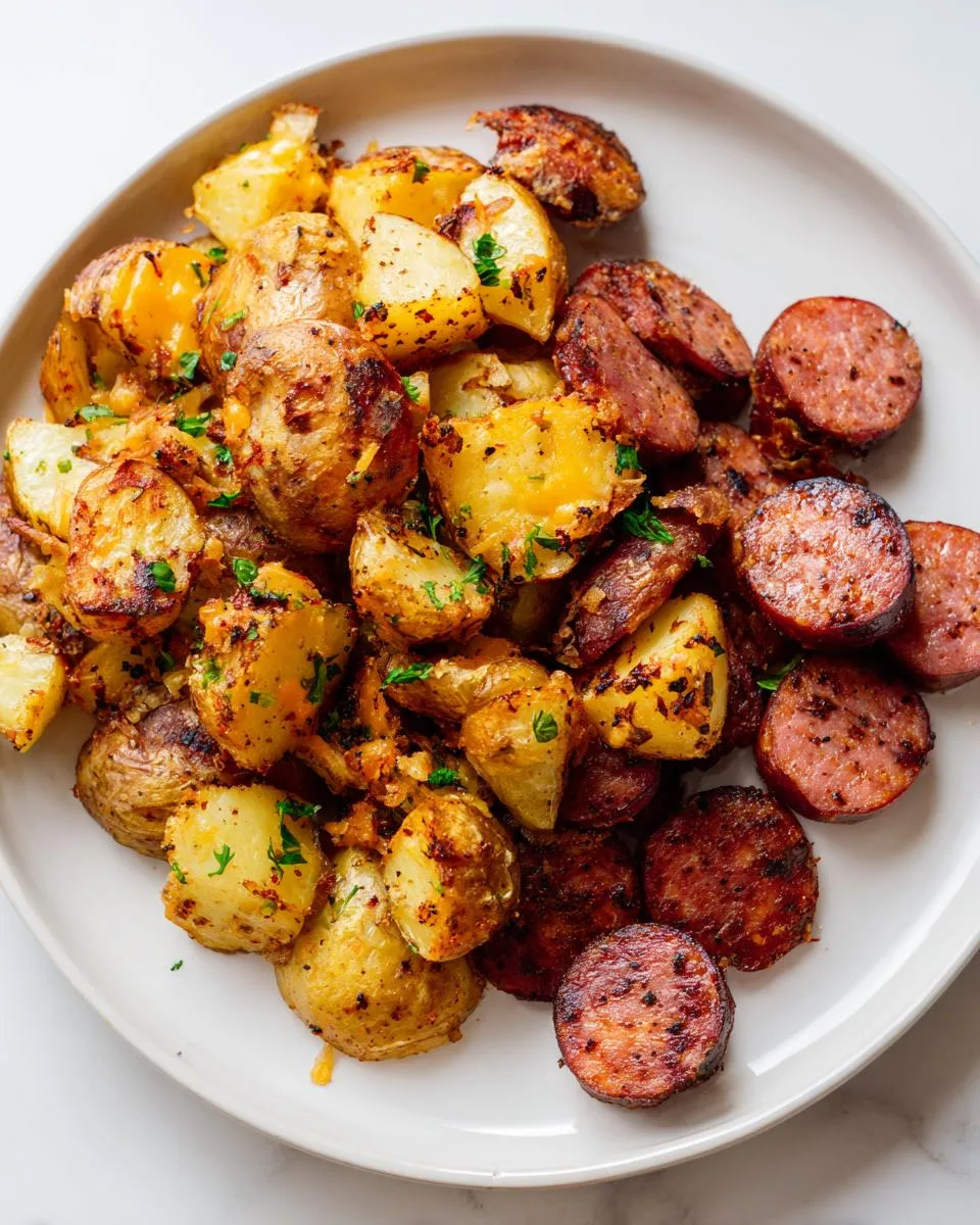 Cheesy Ranch Potatoes and Smoked Sausage - detail 4