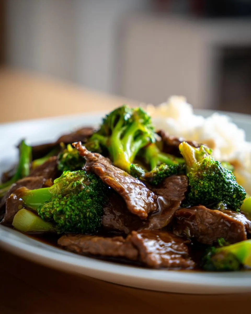 Chinese Beef and Broccoli - detail 3