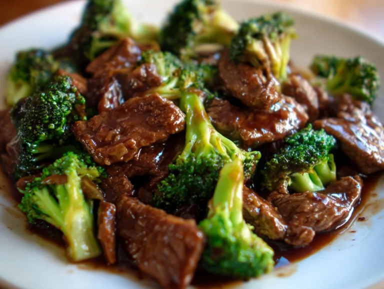 Chinese Beef and Broccoli