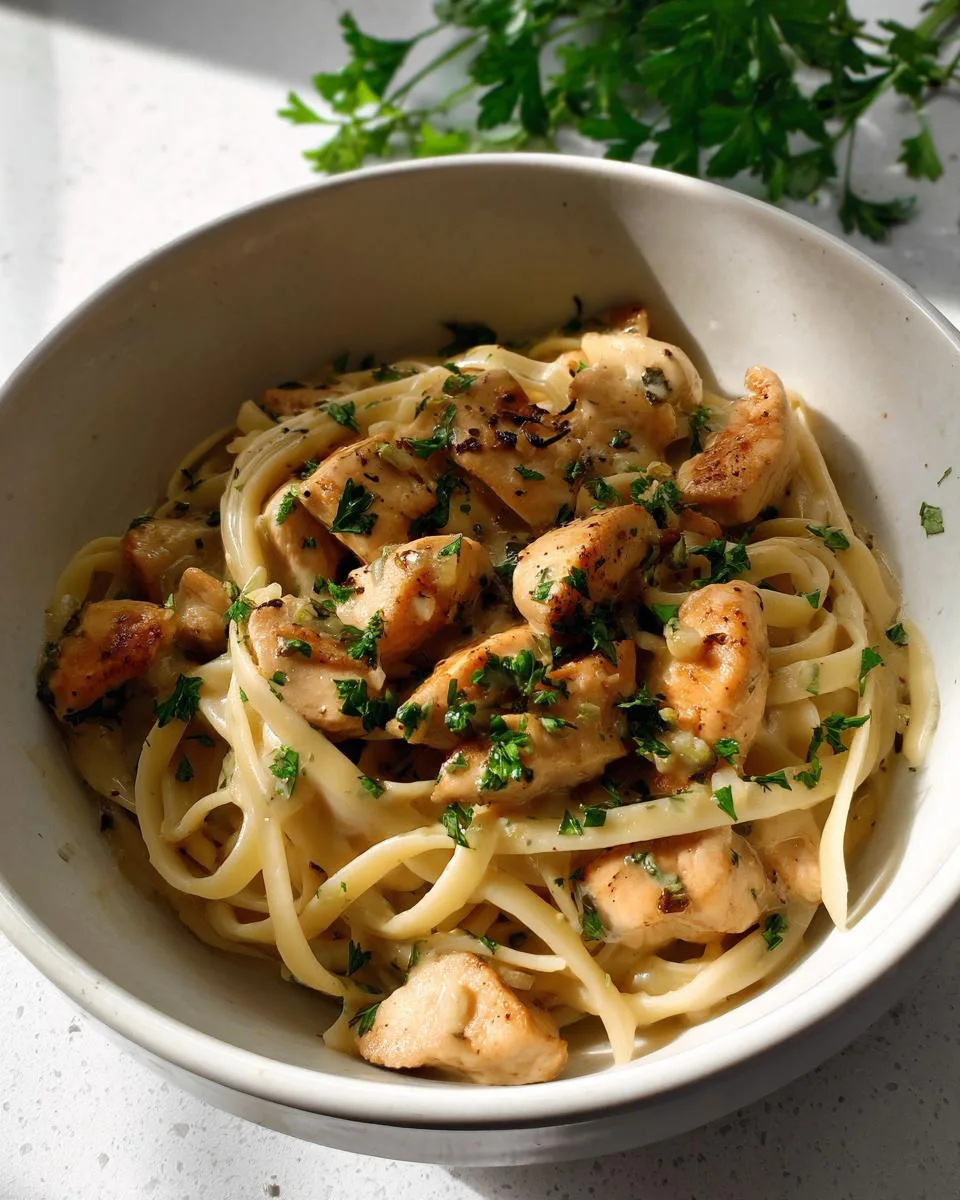 Creamy Garlic Chicken Pasta - detail 3