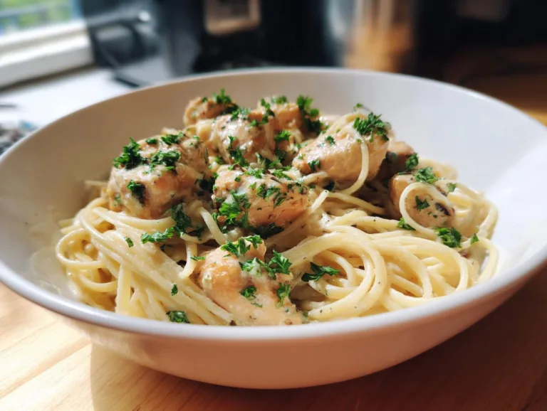 Creamy Garlic Chicken Pasta