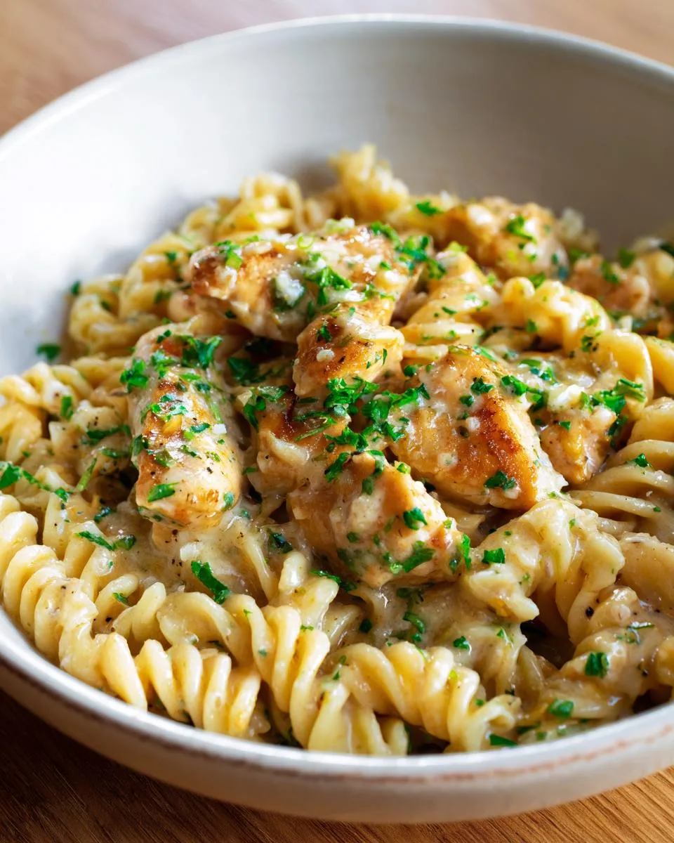 Creamy Garlic Parmesan Chicken Pasta - detail 4