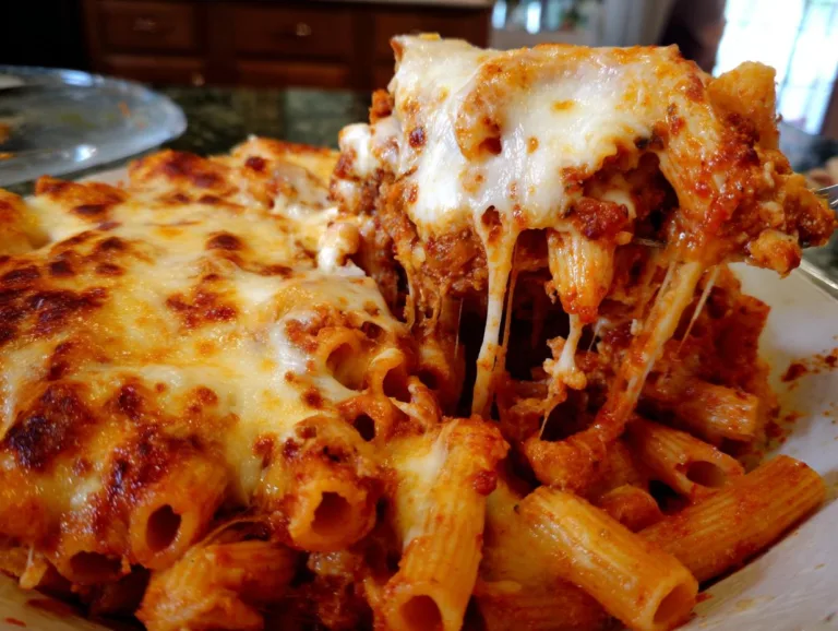 Crock Pot Baked Ziti