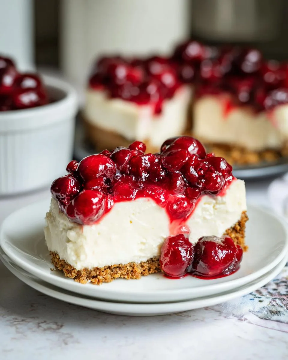 Easy No Bake Cheesecake - detail 3