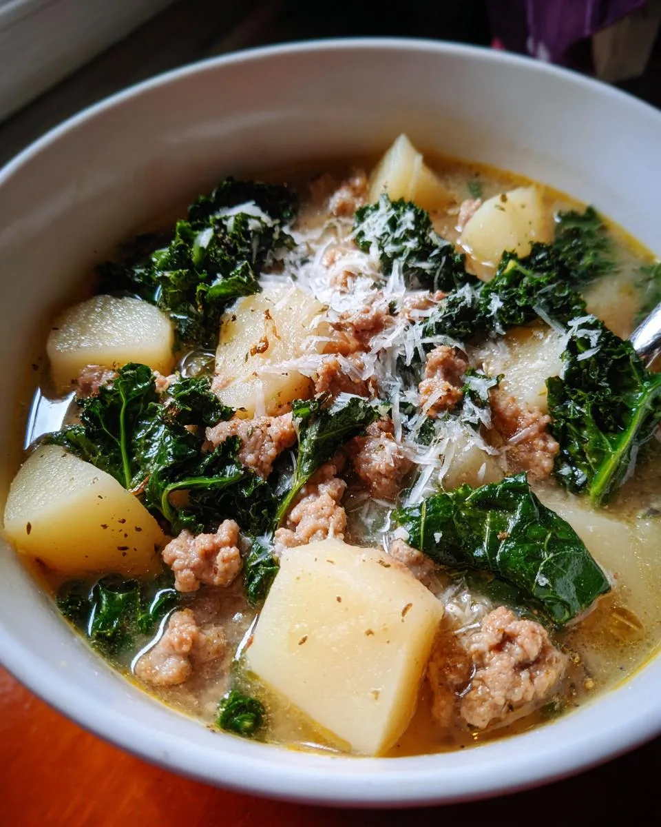 Easy Sausage and Potato Soup - detail 3