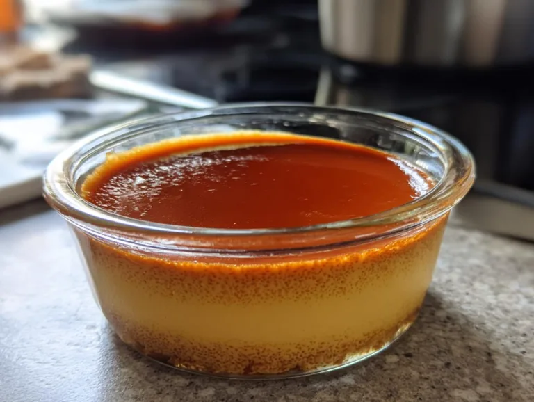 Eggless Caramel Pudding