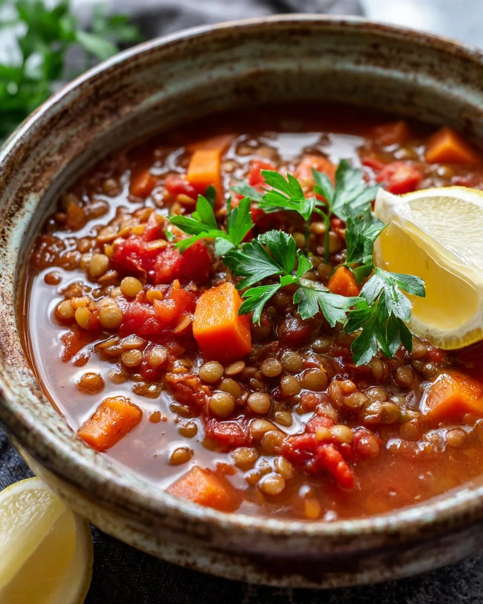 Gentle Digest Tomato Lentil Soup - detail 3