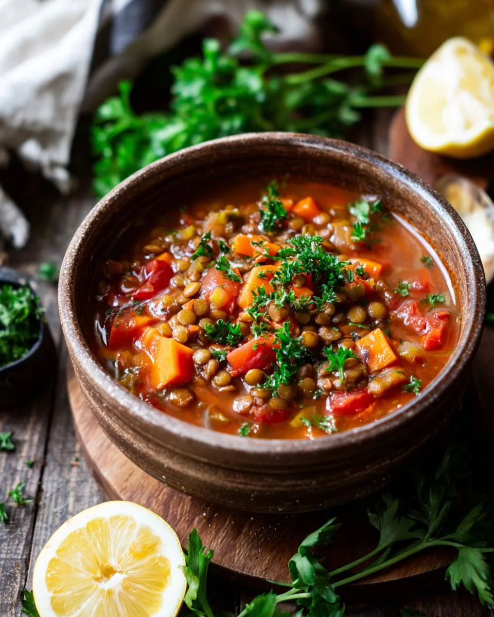 Gentle Digest Tomato Lentil Soup - detail 4