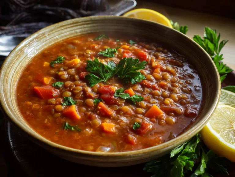 Gentle Digest Tomato Lentil Soup
