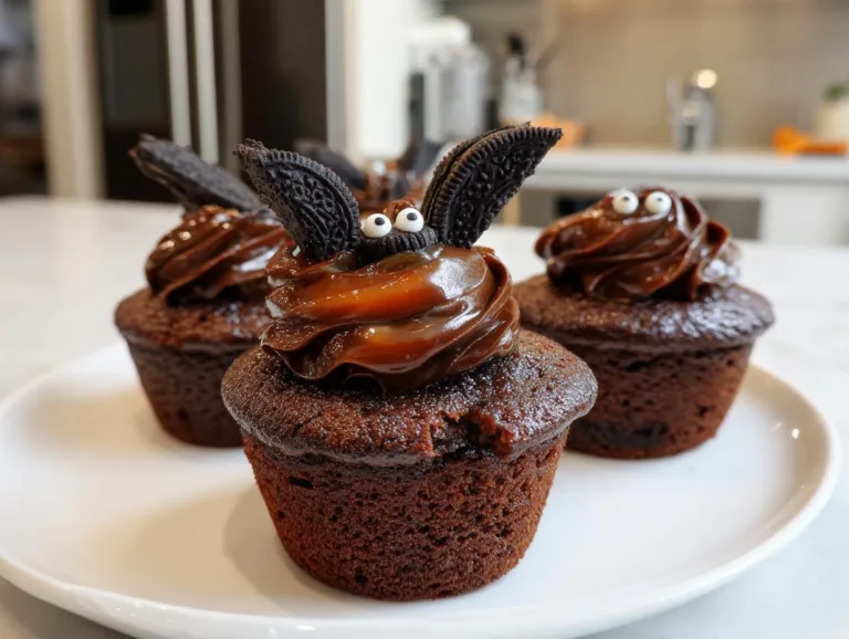 Halloween Bat Cupcakes