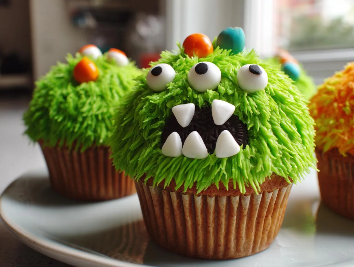 13 Spooky Halloween Monster Cupcakes That Kids Adore