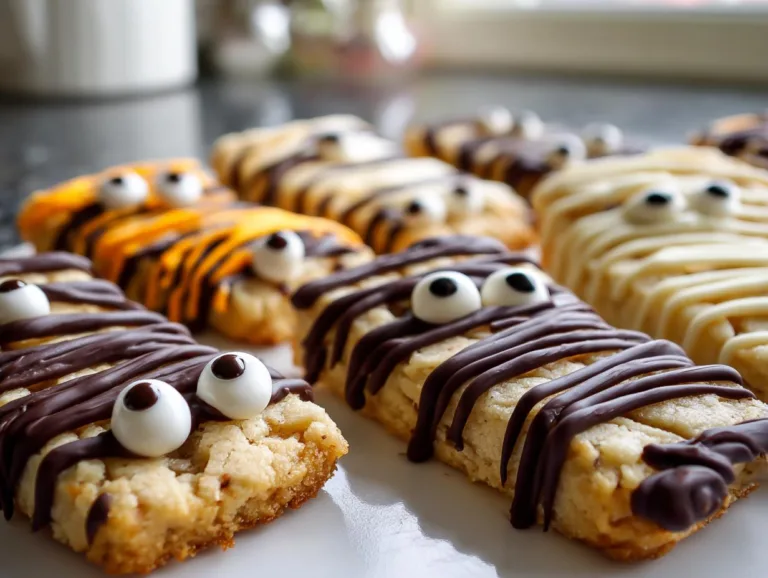 Halloween Mummy Shortbread cookies