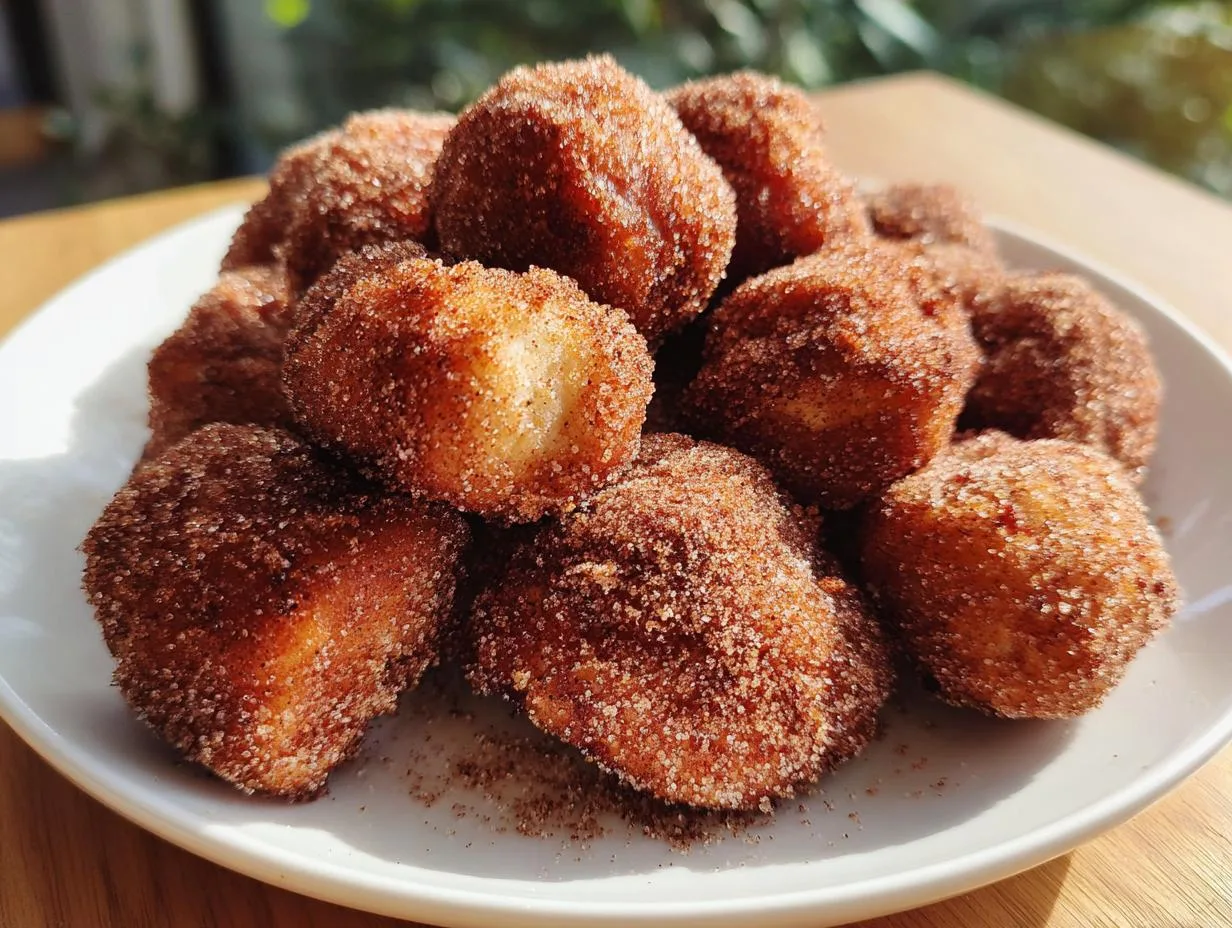 15-Minute Healthy Air Fryer Churro Bites You’ll Crave