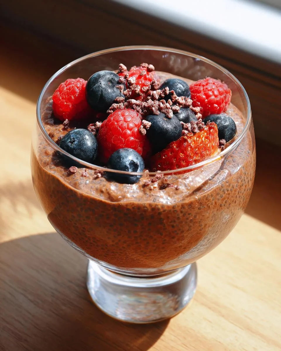 High Protein Chocolate Chia Pudding - detail 4