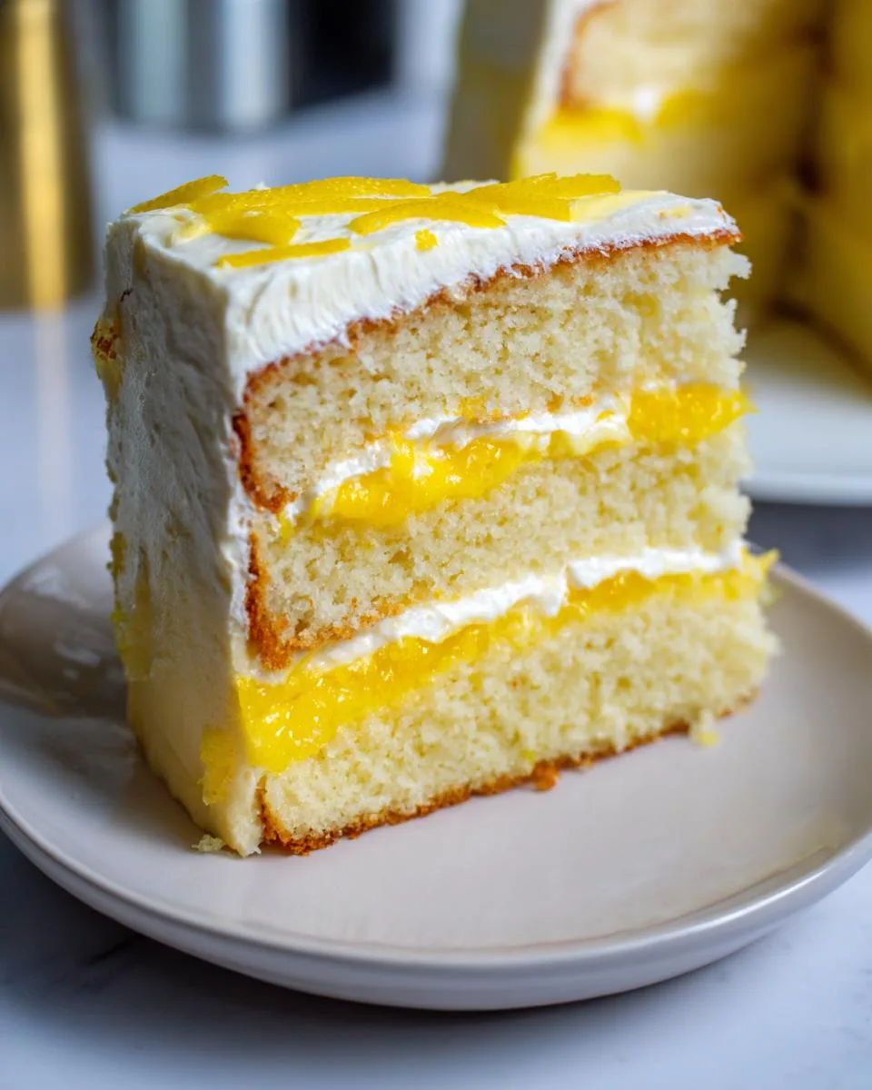Lemon Velvet Cake - detail 3