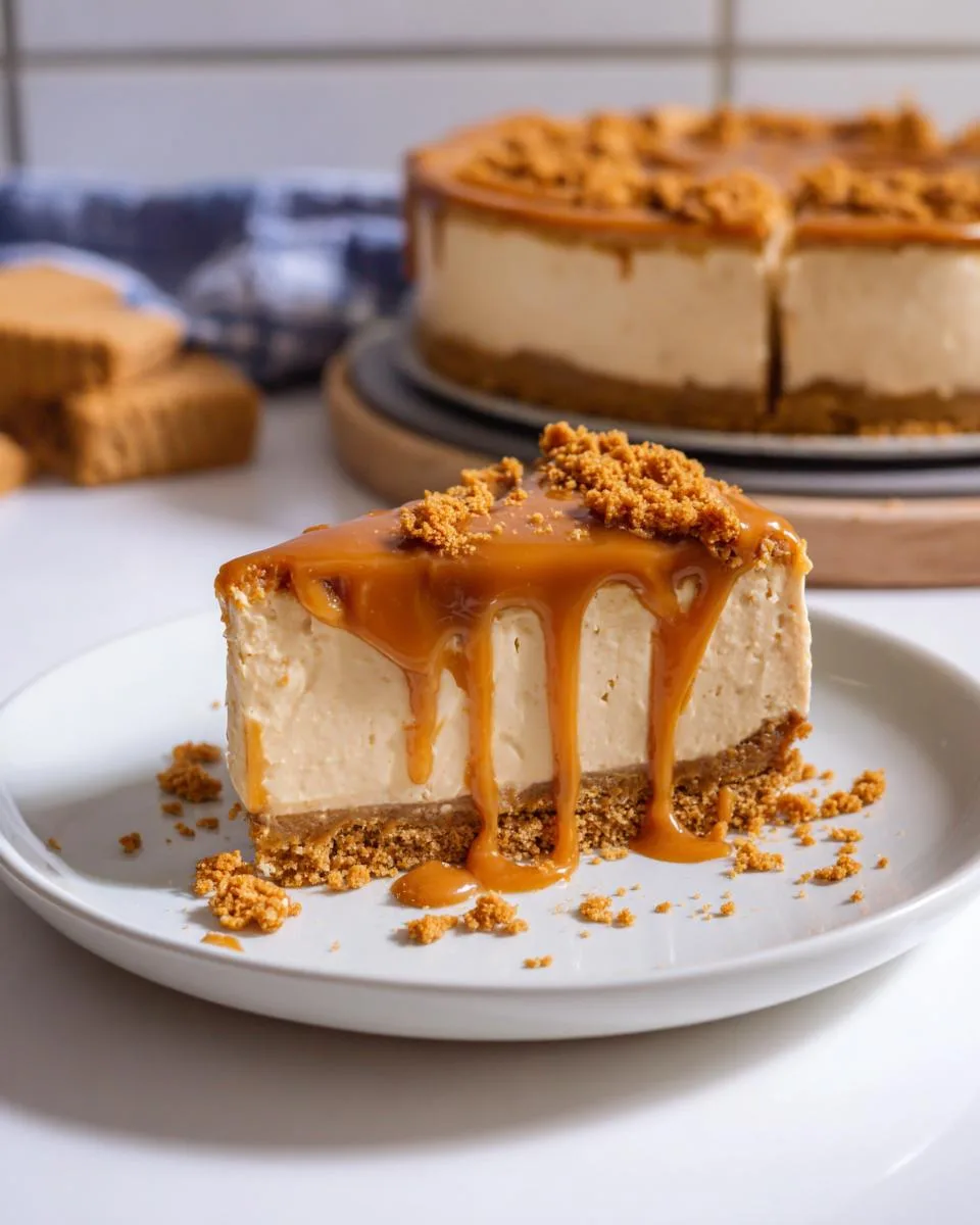 No Bake Biscoff Cheesecake - detail 3