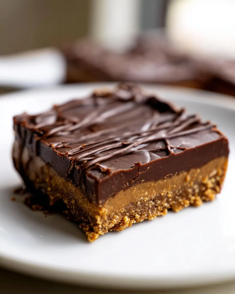 No-Bake Chocolate Almond Butter Bars - detail 4