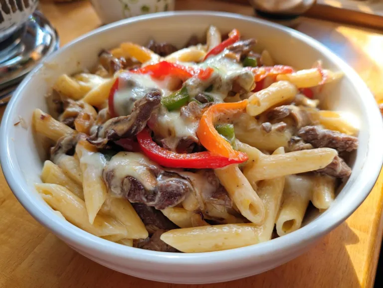 Philly Cheesesteak Pasta