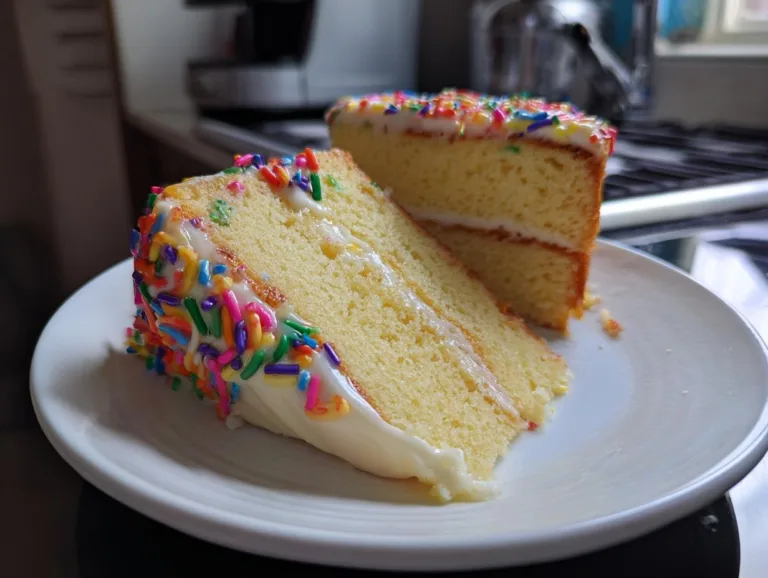 Single Serve Vanilla Cake
