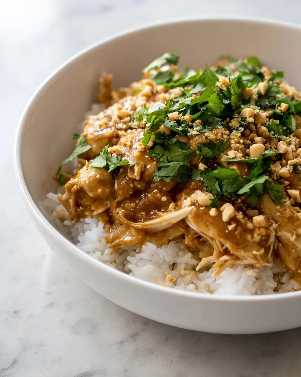 Slow Cooker Peanut Chicken - detail 3