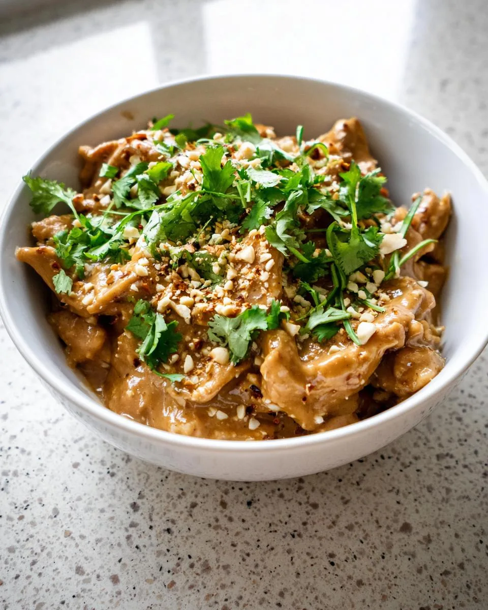 Slow Cooker Peanut Chicken - detail 4