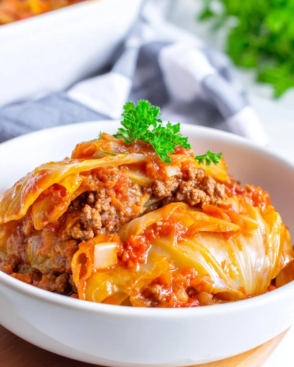 Slow Cooker Unstuffed Cabbage Rolls - detail 4