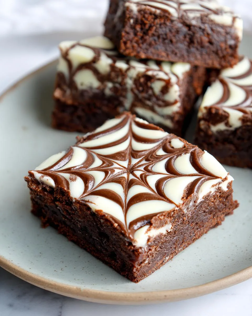 Spiderweb Brownies - detail 3