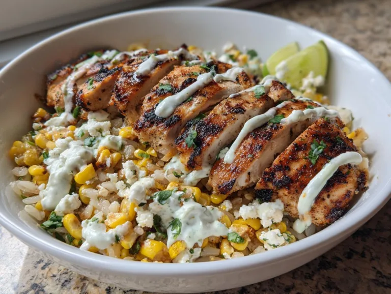 Street Corn Chicken Bowl