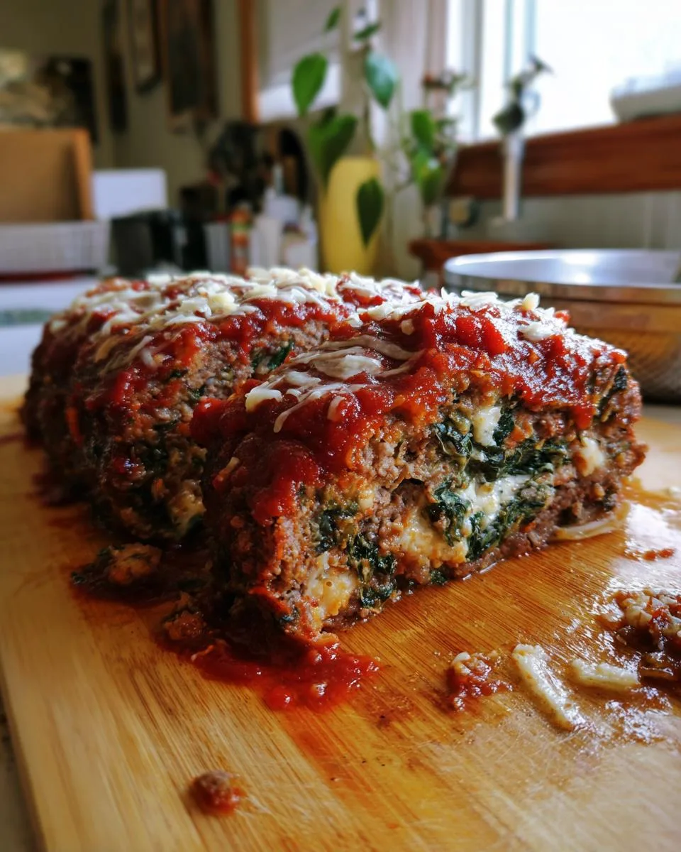 Stuffed Italian Meatloaf - detail 4