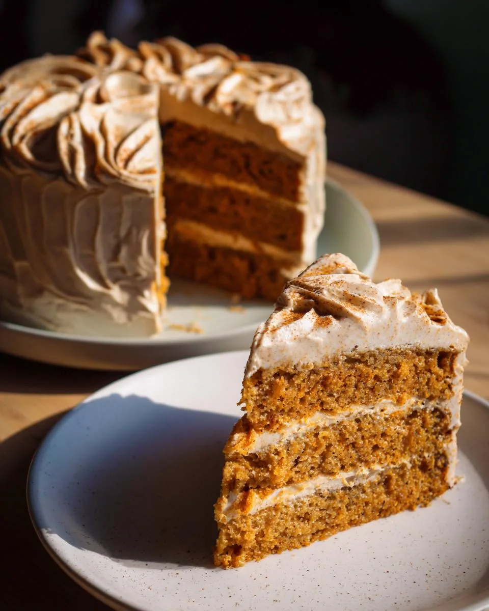 Vegan Pumpkin Spice Cake - detail 3