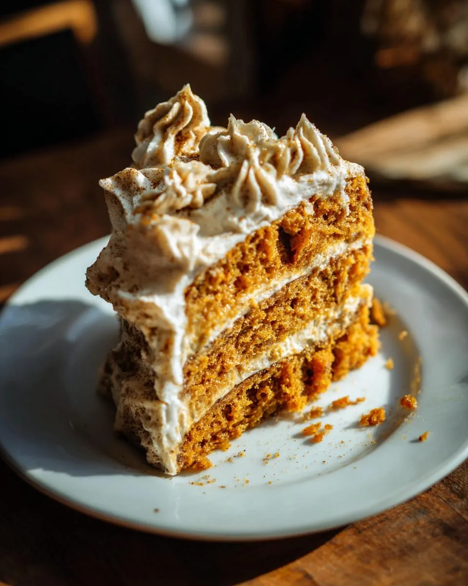 Vegan Pumpkin Spice Cake - detail 4