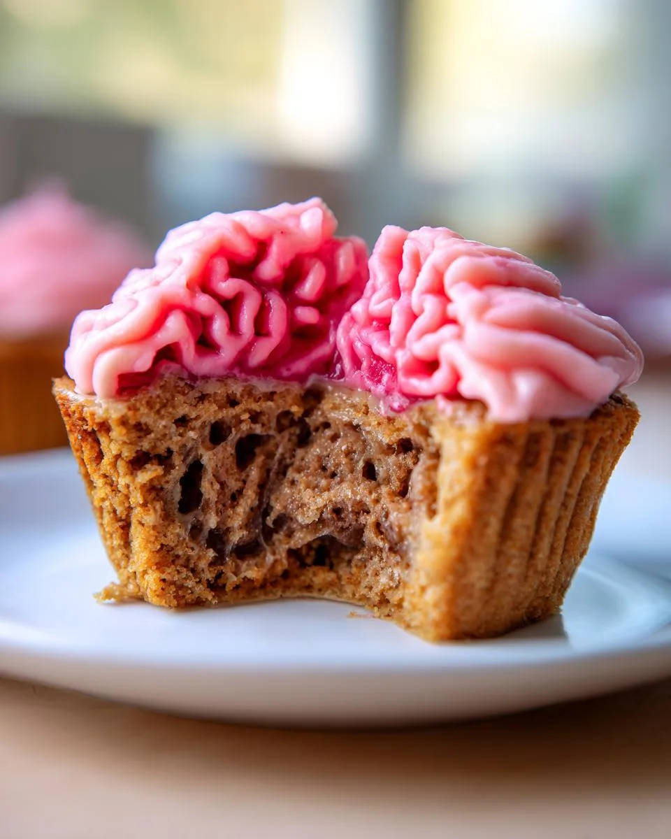 Zombie Brain Cupcakes - detail 4