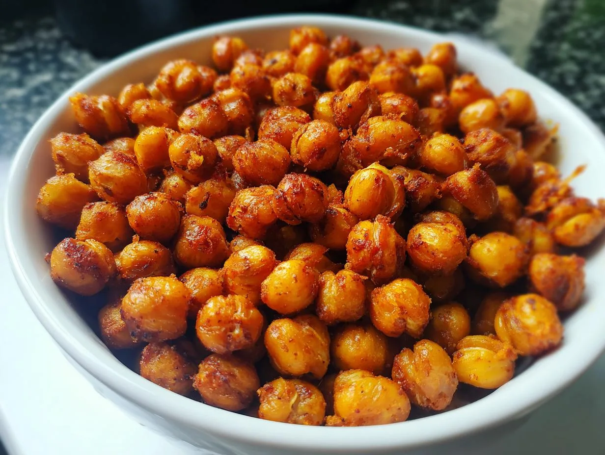 15-Minute Air Fryer Roasted Chickpeas: Crunchy Bliss