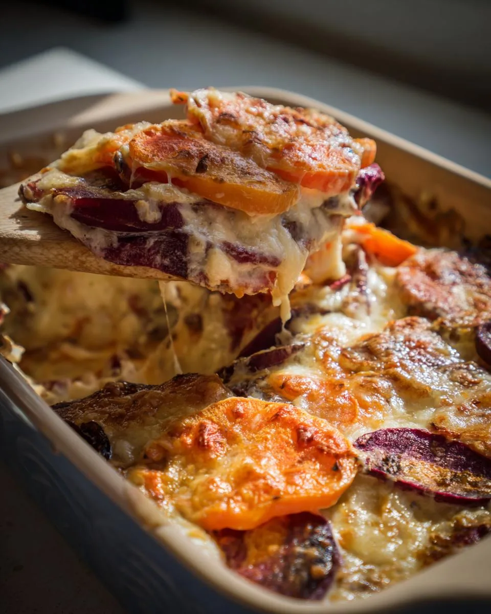 Cheesy Root Vegetable Gratin - detail 3