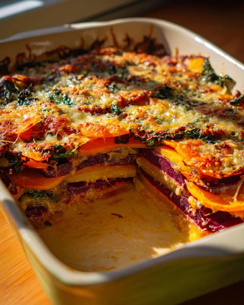 Cheesy Root Vegetable Gratin - detail 4
