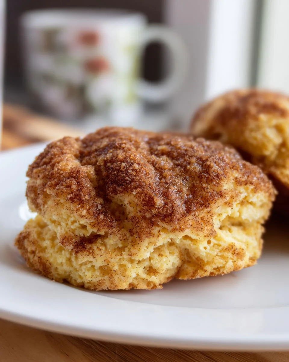 Cinnamon Crunch Pumpkin Cathead Biscuits - detail 3