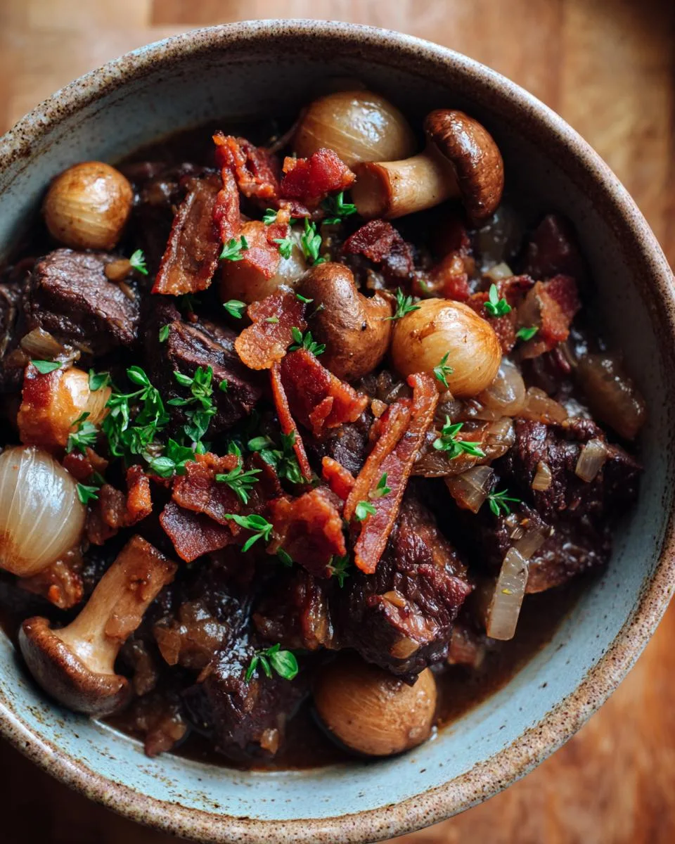 Classic Beef Bourguignon Stew - detail 3