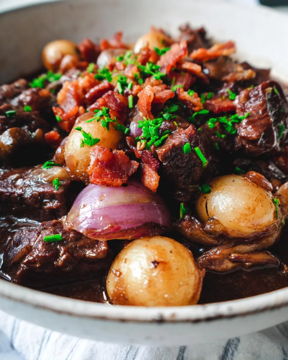Classic Beef Bourguignon Stew - detail 4