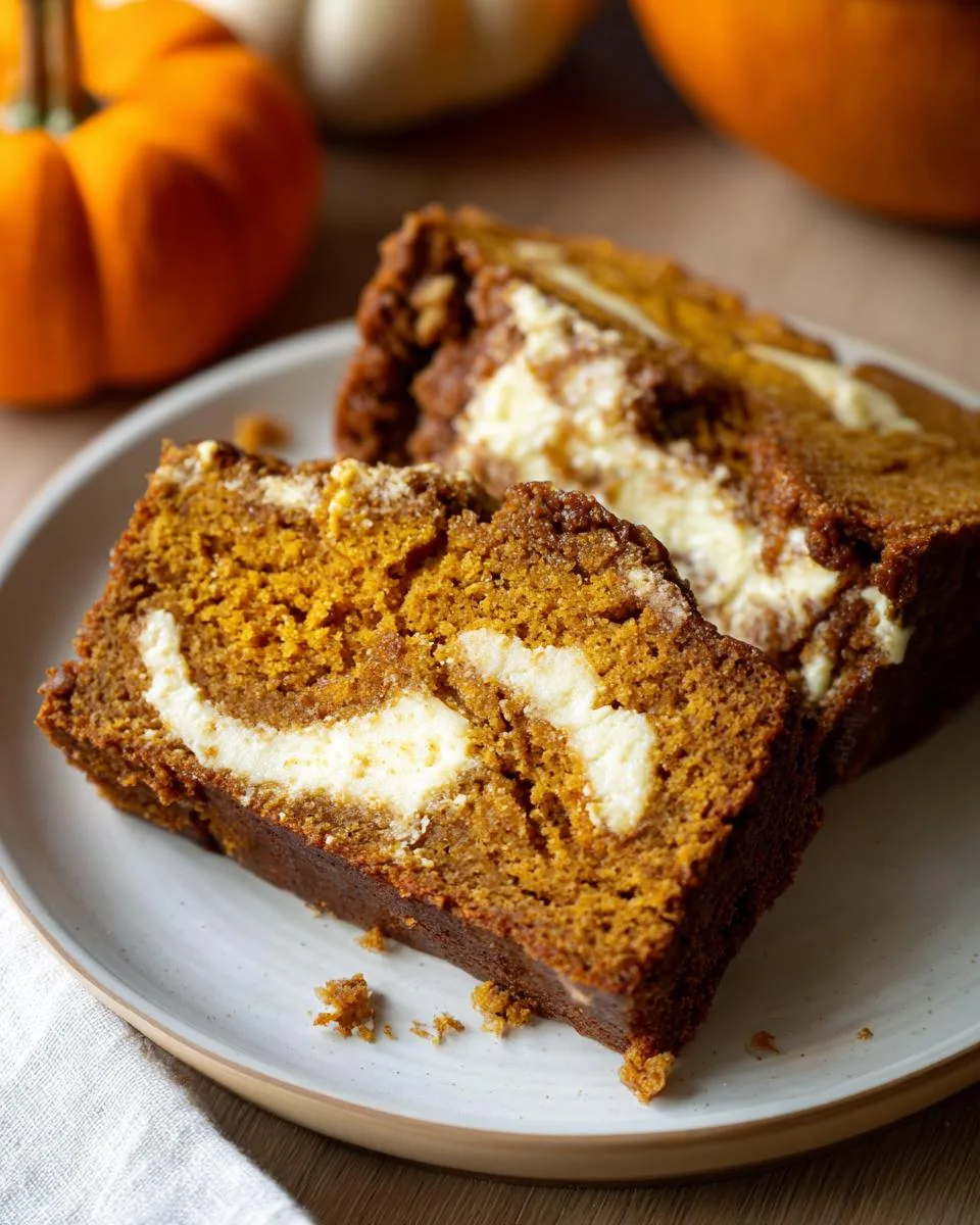 Cream Cheese-Filled Pumpkin Bread - detail 3