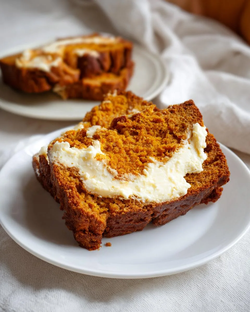 Cream Cheese-Filled Pumpkin Bread - detail 4