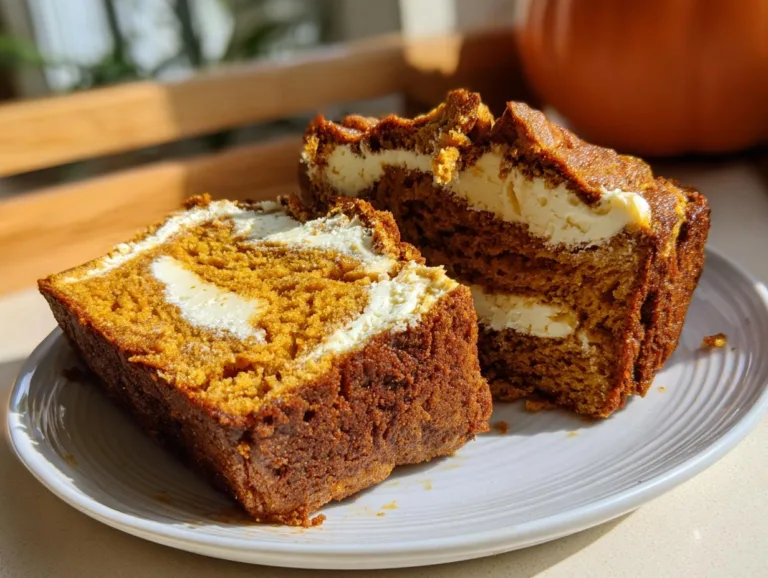 Cream Cheese-Filled Pumpkin Bread