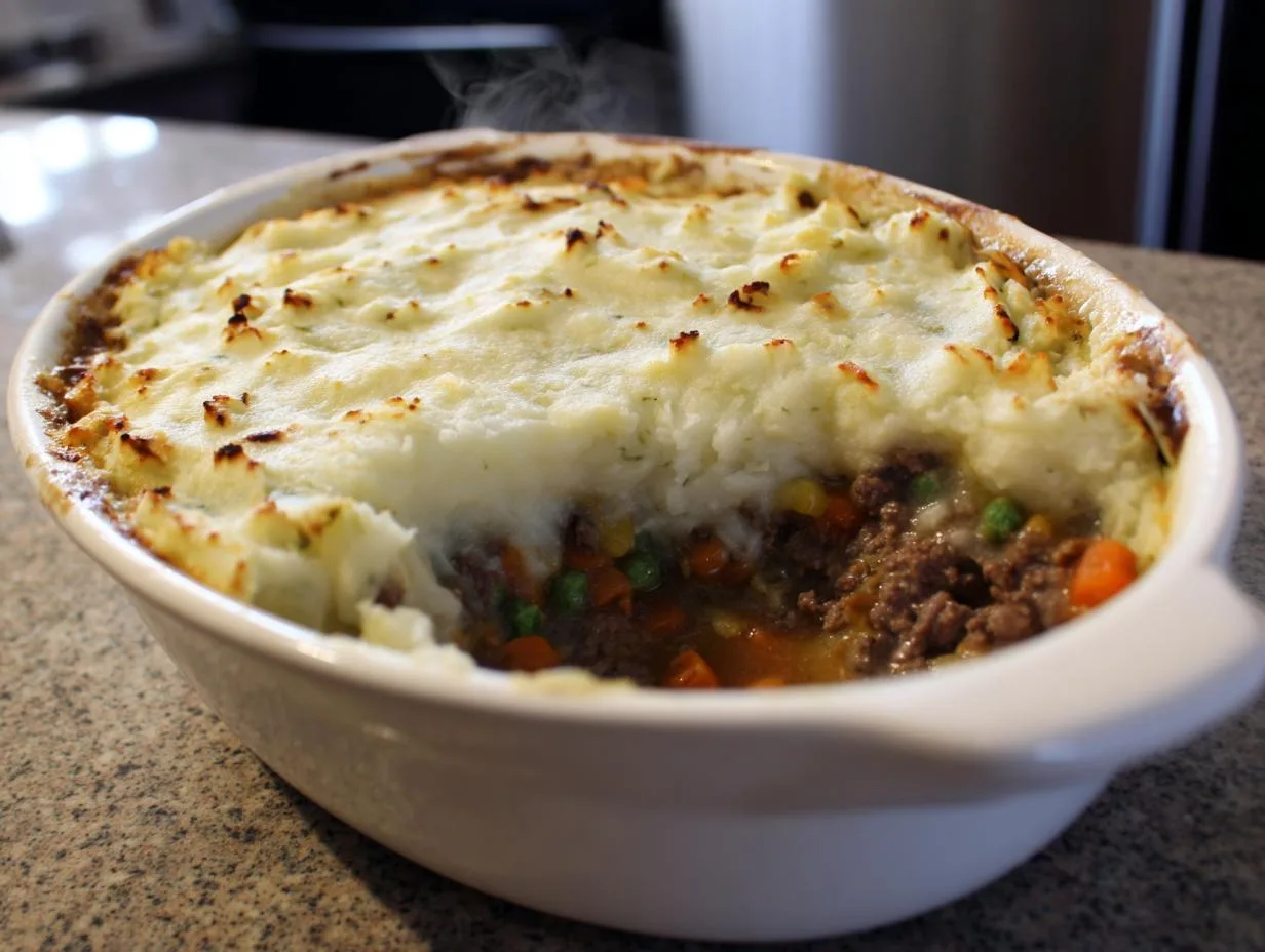 2-Ingredient Magic Crock Pot Shepherd’s Pie Comfort Feast
