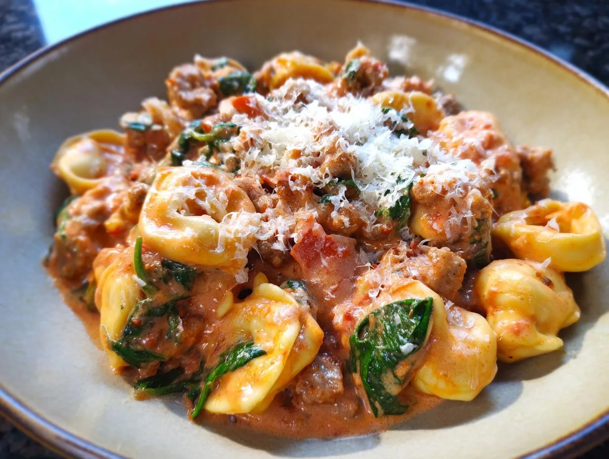 Crockpot Creamy Tortellini: 1 Pot Comfort in 30 Minutes